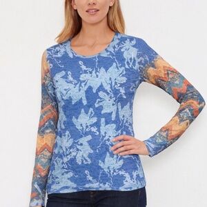 Lightweight Thermal Waffle Knit LS Shirt by Whimsy Rose